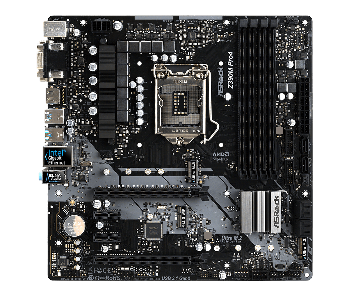 Asrock z390 pro4 обзор